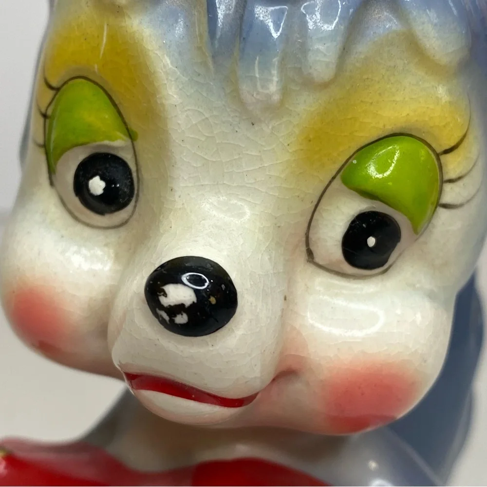 Vintage Squirrel Piggy Coin Bank 